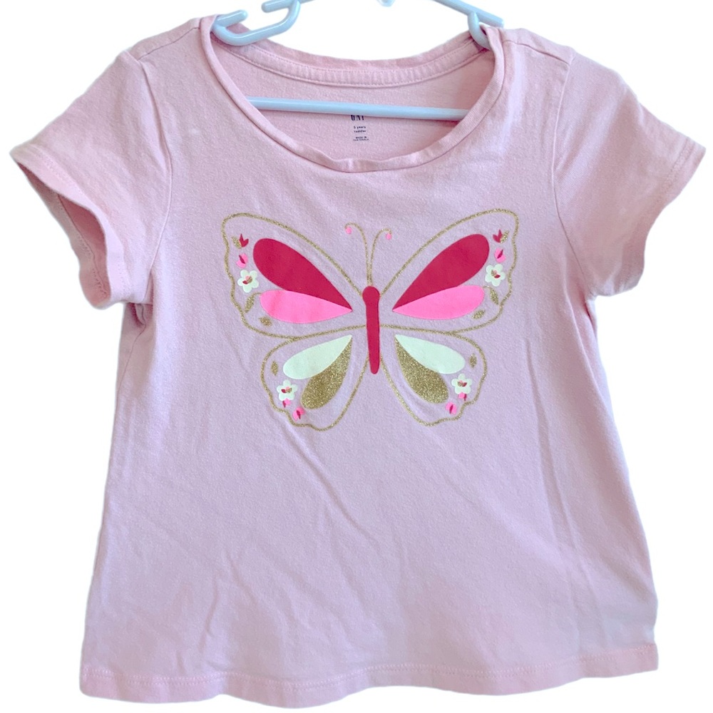 * Bundle Special 3/$15 * 100% Cotton Butterfly Shirt (5 Years)
